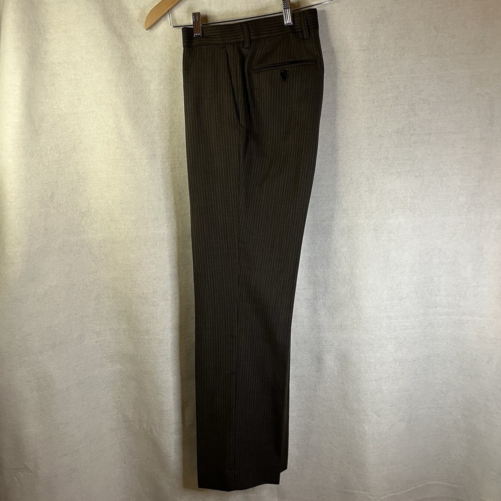 Banana Republic Men's Dress Pants 30x32 NWOT 96% Wool Beige Tan Herringbone